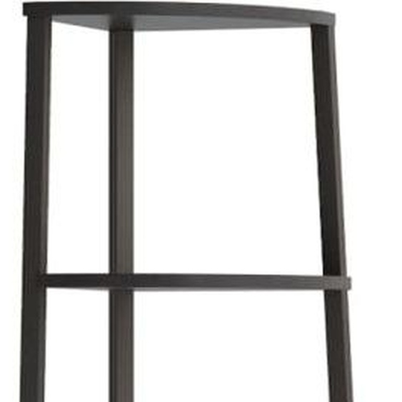 Étagère dangle avec 4 étagères Noir 45,5x31,5x150 cm