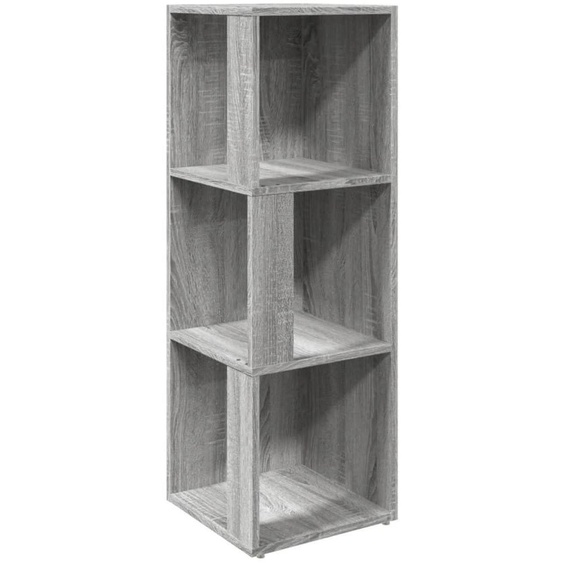 Étagère dangle avec beaucoup despace de rangement, étagère dappoint pour chambre, salon ou bureau, en panneaux de particules imitation bois Sonoma, dimensions : 33 x 33 x 100 cm