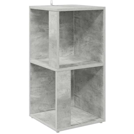 Étagère dangle, couleur béton, avec 3 compartiments, idéale pour le salon