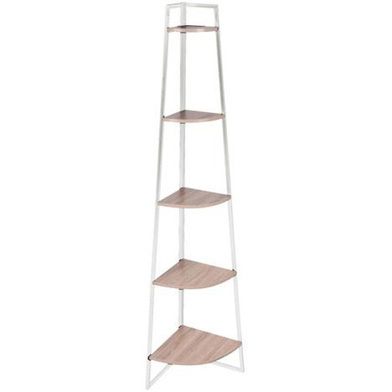 Etagère dangle en bois et métal La Casa Blanca - Blanc - H 180 x P 36 x L 36 cm