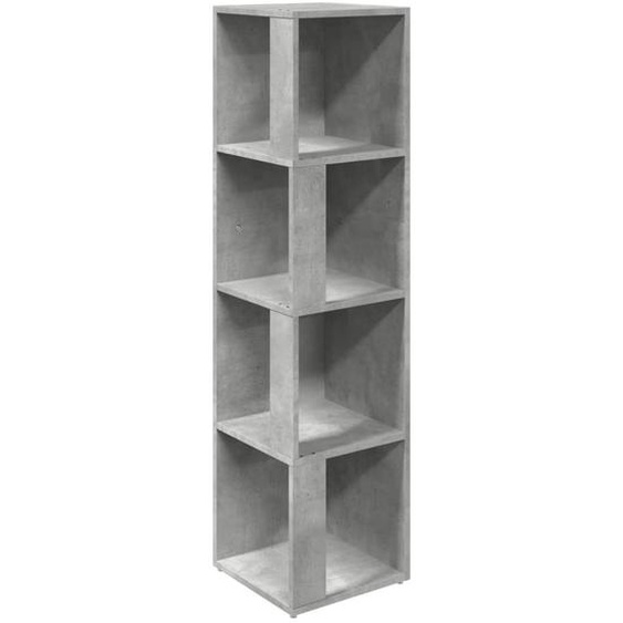 Armoire dangle Gris béton 33x33x132 cm Bois d’ingénierie