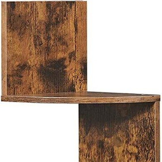 Etagère dangle Rustic Brown, 20X20X127,5 Cm, Etagère murale