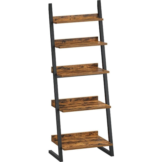 Étagère dangle Standregal, 5 niveaux, couleur vintage marron et noir