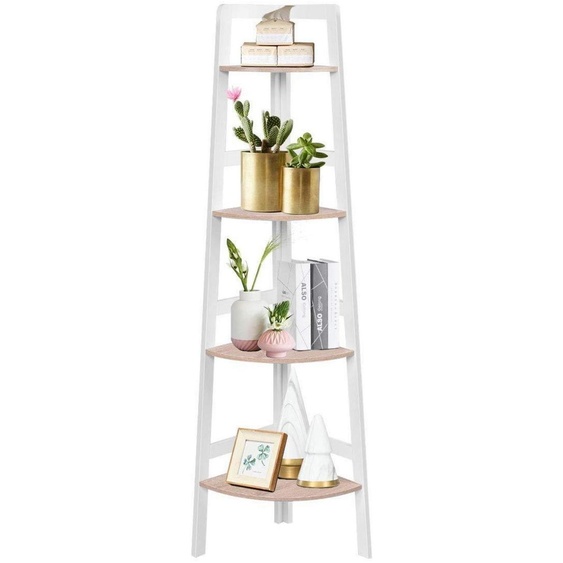 Étagère dangle Standregal avec 4 étagères, en bois MDF, pour intérieur et extérieur