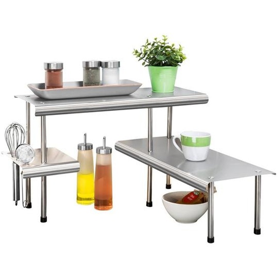 Etagère de cuisine dangle Massivo TRIO, 2 niveaux
