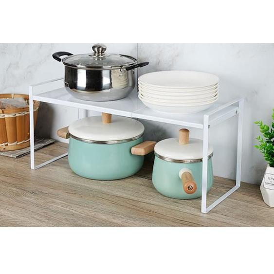 Étagère de rangement pour cuisine YYIXING - Blanc - (36-60)x21x18cm