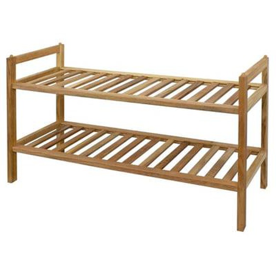 Etagère de salle de bain empilable 70x27cm, bois