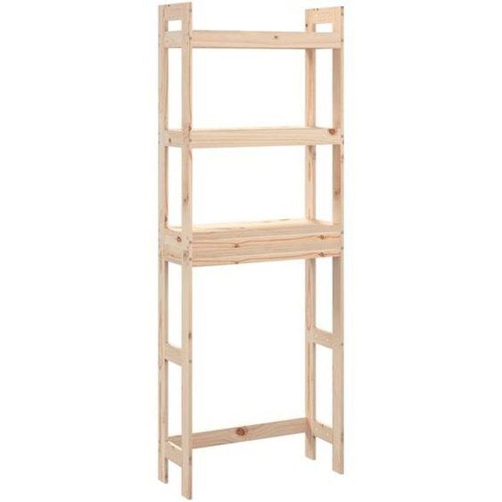 Étagère de toilette 63x26x171 cm pin massif