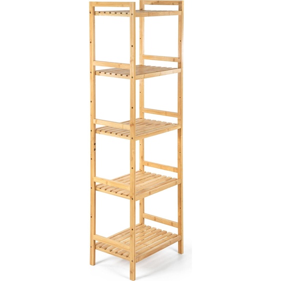 Etagère en bambou G21 5 étagères