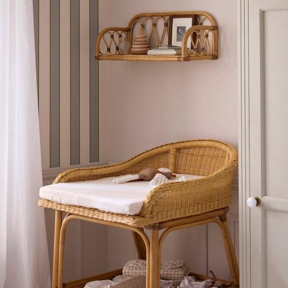 Étagère En Rotin lou Bois Naturel