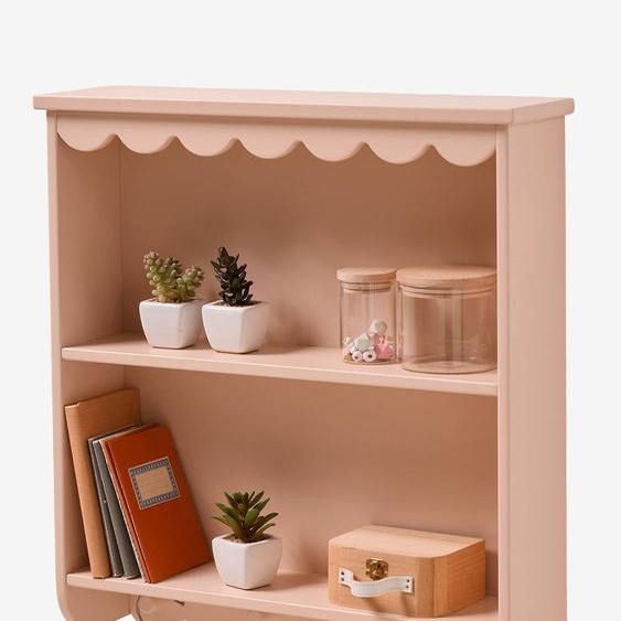 Étagère Feston avec patère rose
