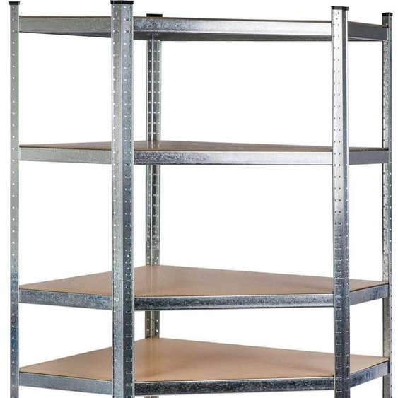 Etagère métal 180 x 90 x 40 cm Étagère de rangement fonctionnelle et stable en argent qui sintègre parfaitement dans : - Garage - Archive - Entrepôt - Magasin - Sous-sol Létagère prend peu de place mais offre beaucoup despace de ra