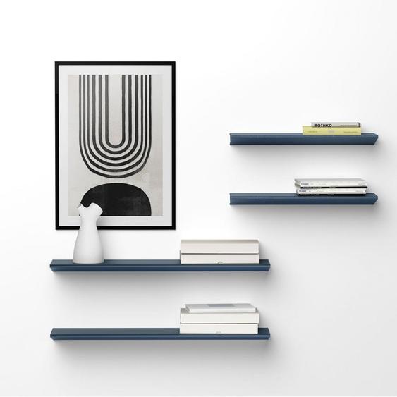 Etagère murale ALA acier composition 5 coloris bleu