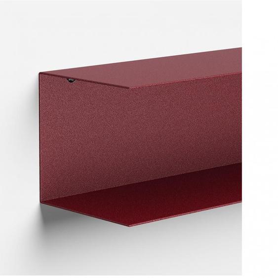 Etagère murale CARGO acier coloris marsala