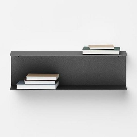 Etagère murale CARGO acier couleur gris ardoise