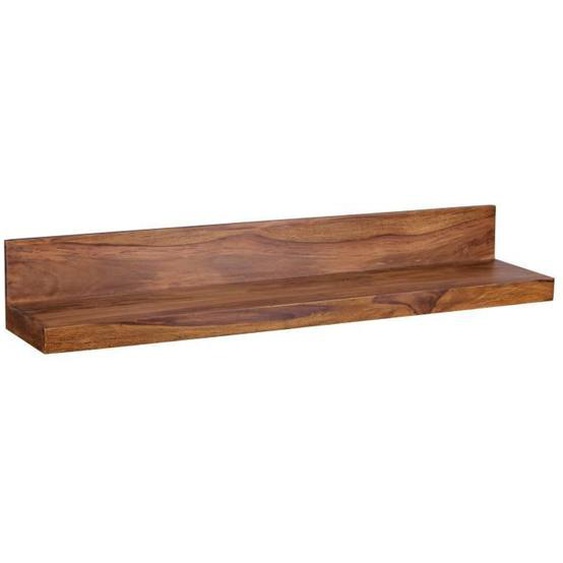 Étagère murale en bois massif Sheesham - FINEBUY - Rustique - 110x24x17 cm