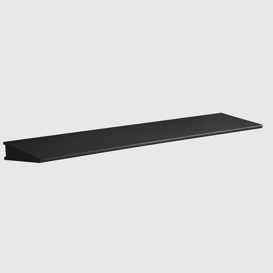 Etagère murale longue ALA en acier coloris noir