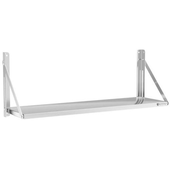 etagere murale pliable professionnel acier inoxydable 120 x 30 cm 40 kg