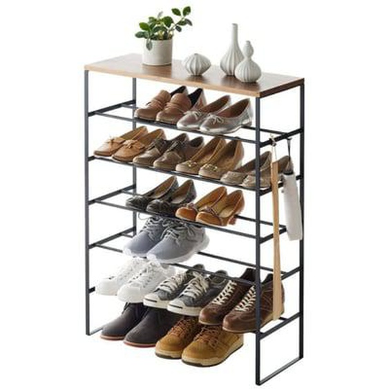 Meuble à chaussures ouvert 6 niveaux Yamazaki Tower