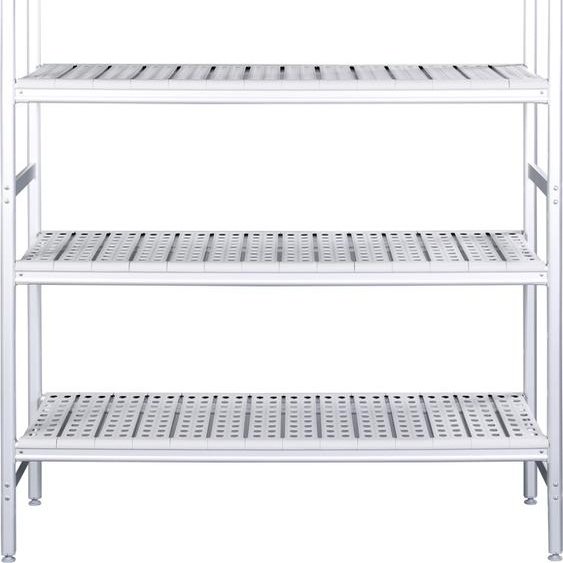 Étagère Saro 1770 x 475 mm en aluminium et plastique pour vitrine réfrigérée