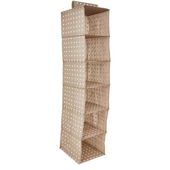Etagère souple Rivoli 6 niveaux polypropylène H 128 cm