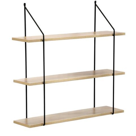 Etagère Style Industriel Métal Et Bois - 3 Tablettes -