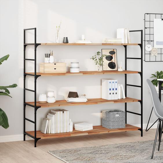 Étagères flottantes 2 pcs 160x40x2 cm acacia massif à lhuile