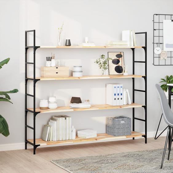 Étagères flottantes 3 pcs 140x30x2 cm acacia massif non traité