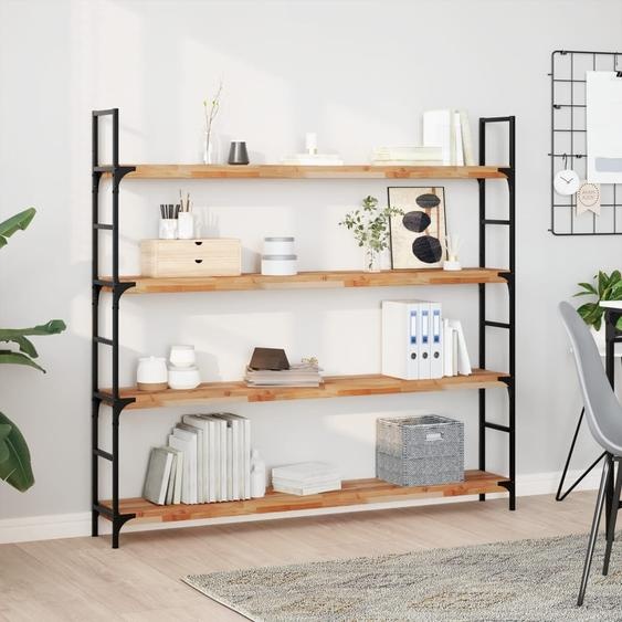 Étagères flottantes 3 pcs 160x20x4 cm acacia massif à lhuile
