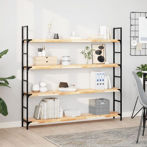Étagères flottantes 3 pcs 160x20x4 cm acacia massif non traité