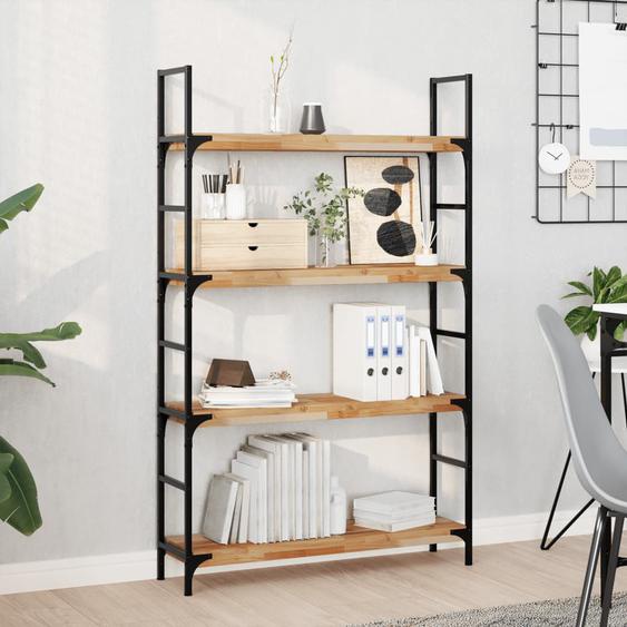 Étagères flottantes 4 pcs 100x20x4 cm acacia massif à lhuile