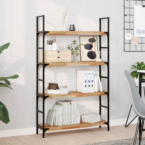 Étagères flottantes 4 pcs 80x20x4 cm acacia massif à lhuile