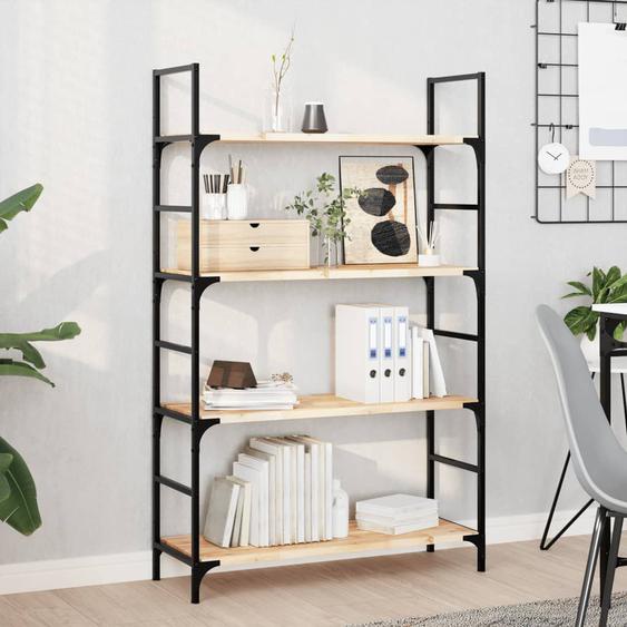 Étagères flottantes 4 pcs 80x30x2 cm acacia massif non traité