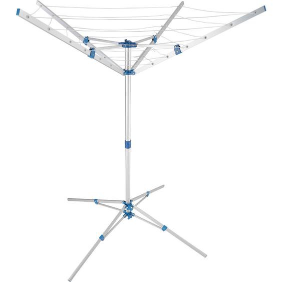 Étendoir à linge avec pied en aluminium Pliable 102 x 102 x 160 cm
