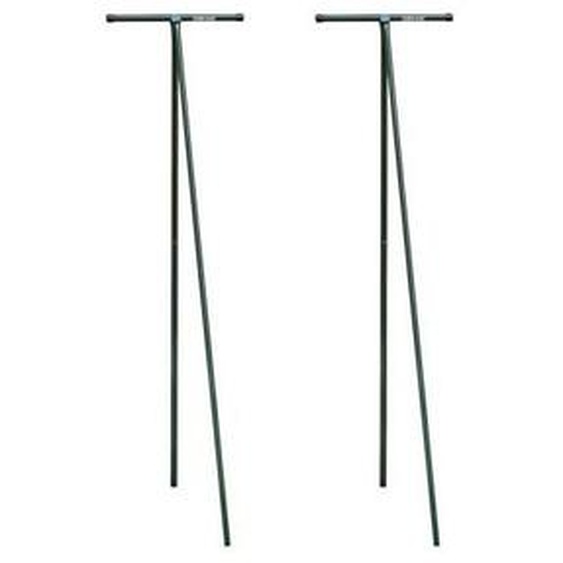 Etendoir à linge époxy 6 fils tubes 20mm hauteur env.210cm largeur 590mm