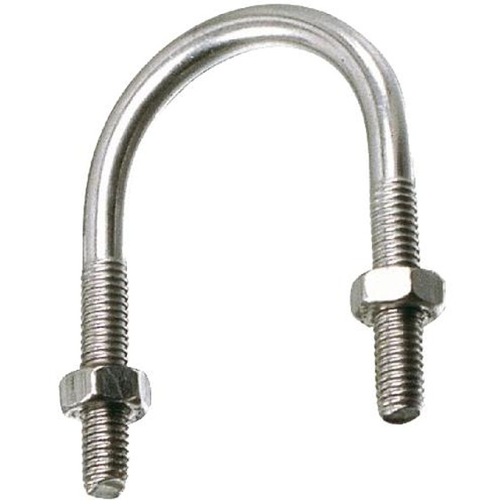 Etrier fileté zingué 34 pour tube ISO avec écrous boîte de 25 ACTON 3375034