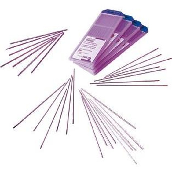 Etui de 10 électrodes tungstène lilas E3 D1,6 L150 - ABICOR BINZEL - 700.0297