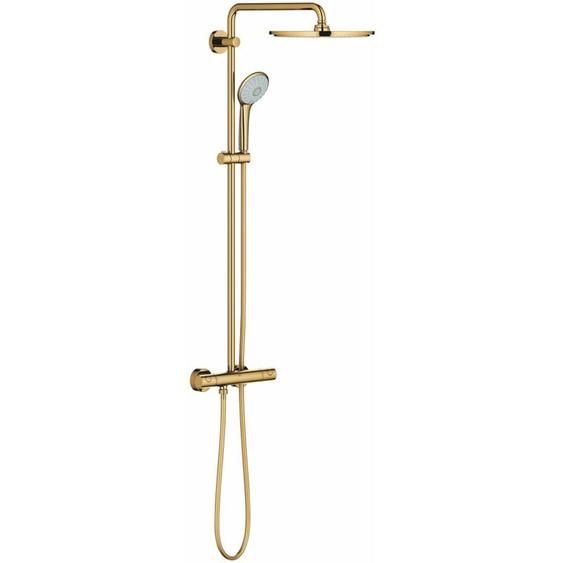 Euphoria System 310 Colonne de douche avec thermostatique pour montage mural, Cool Sunrise (26075GL0) - Grohe