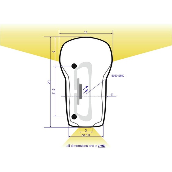 EUROLITE LED Neon Flex 230V Slim warmweiß 100cm (50499807)