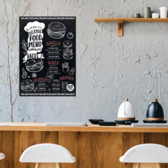 EUROPEL Ardoise sans cadre, 600 x 840 mm, noir