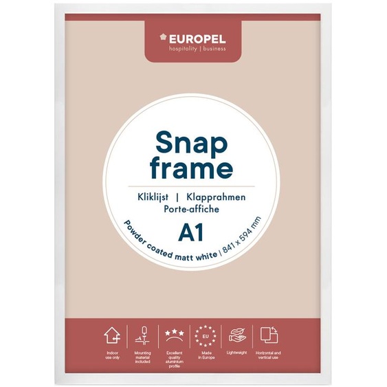 EUROPEL cadre daffichage DIN A1 blanc
