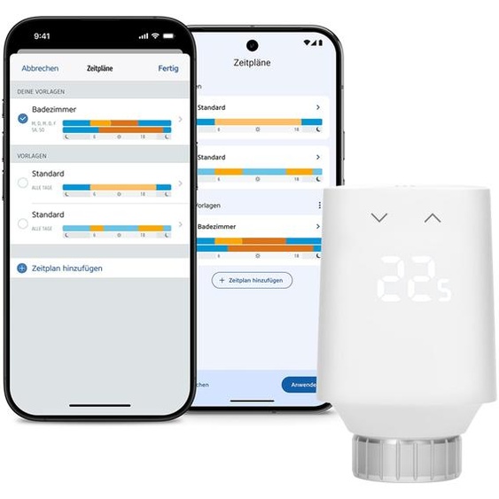 Eve Thermo 5e génération : thermostat de radiateur intelligent, compatible avec Alexa et Google Home