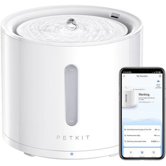 Petkit - eversweet Solo 2 Pompe sans Fil,Fontaine deau pour Animaux, Contrôlé par lAPP, Ultra Silencieux , Mode Smart/Normal/DND, fenêtre de Niveau
