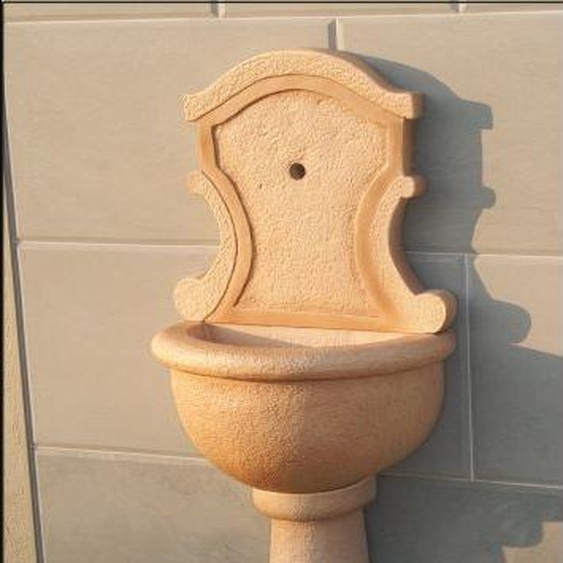 Evier de jardin 128 cm Fontaine en pierre Décoration paysagère Utilité Nouveau SEVILLA