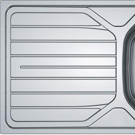 Evier RENOVA inox à encastrer monocuve avec égouttoir 86x50cm - FRANKE - 897659