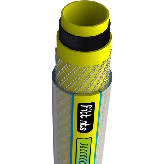 Ewuaqua Nts tuyau darrosage 76086 3/4 , 8 bar, 50 m, avec insert textile spécial, PVC