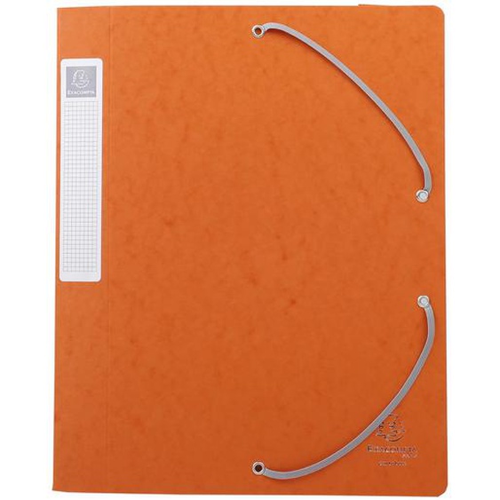 EXACOMPTA Boite de classement Cartobox Dos 40mm Carte lustrée - A4 - Orange