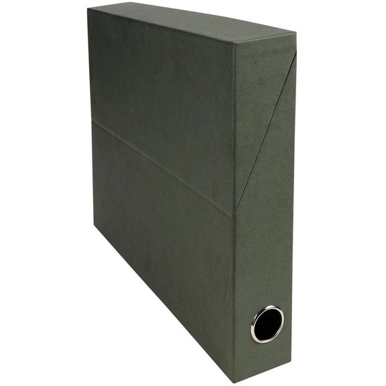 Exacompta Boîte de classement en carton naturel - Dos 5 cm - Vert - Lot de 5