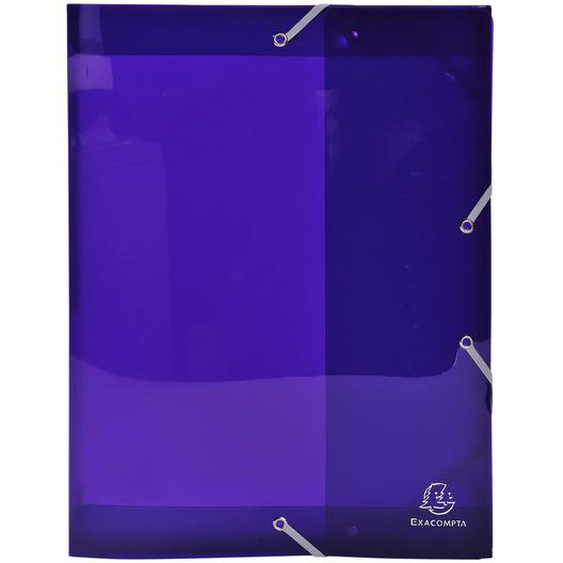 EXACOMPTA Boite de classement en polypropylène Dos 25mm Iderama PP - A4 - Violet