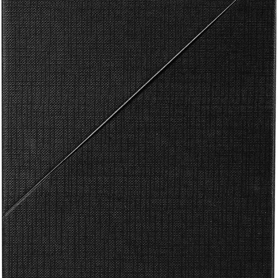 Exacompta Boîte de classement en toile cartonnée - Dos 12 cm - Noir - Lot de 5